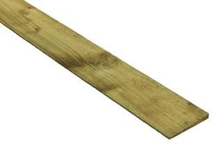 22x125x2400mm Green Treated Feather Edge