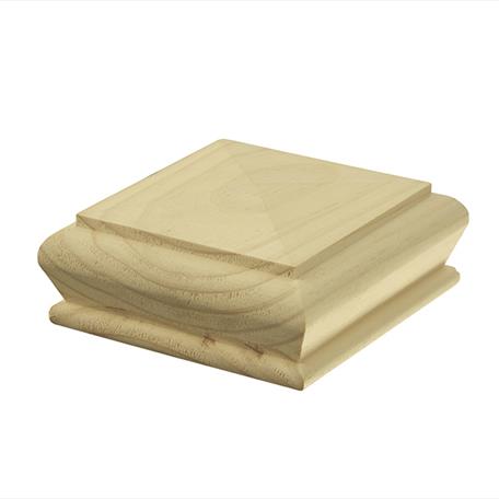 Pine Pyramid Newel Cap
